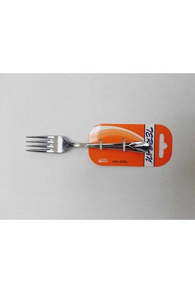 Tercan çelik Tulip Dessert Fork 6 Pieces Long Lasting Dessert Fork