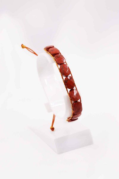 SAURACHI Jasper Japsis Stone - Natural Stone Roleks Bracelet and Ladder Elevator