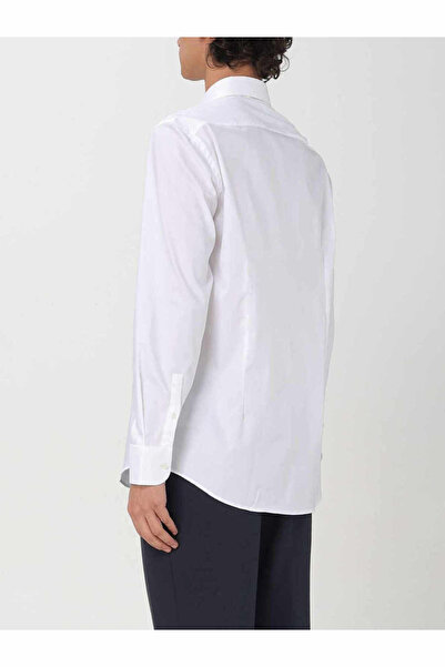 BOSS Erkek Regular Fit Pamuklu Uzun Kollu Beyaz Gömlek 50533018-100