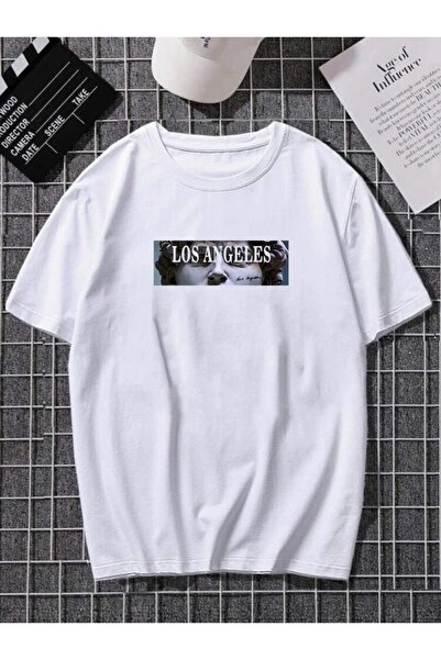 Jose Clothing Tricou imprimat cu mânecă scurtă cu croială supradimensionată