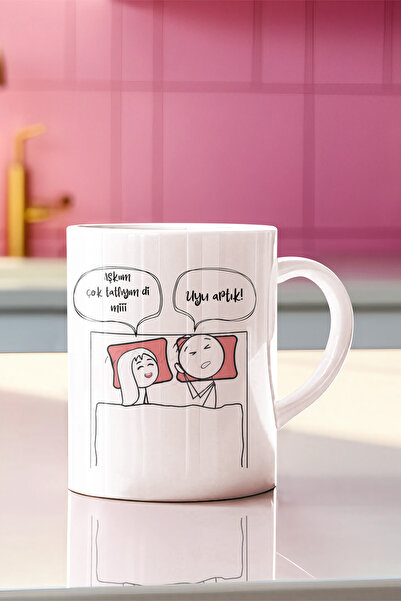 qoeuyl boutique 2025 Aşkım Uyu Artık Serisi Komik Yazı Baskılı Eş,Karı-Koca, ...