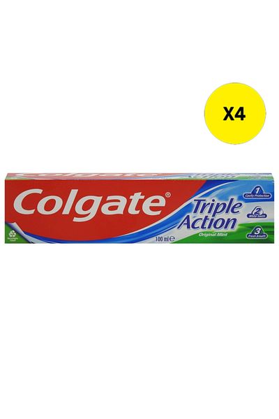 Colgate X4 - COLGATE TOOTHPASTE 100ML TRIPLE ACTION