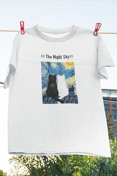 Bengi Clothing Tricou imprimat cu mânecă scurtă cu croială supradimensionată