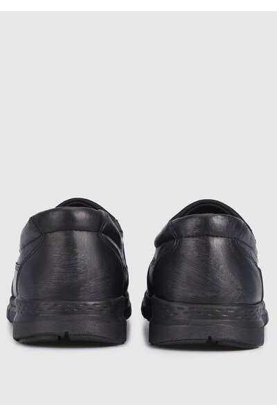 Eclipse Siyah Deri Kadın Ayakkabı