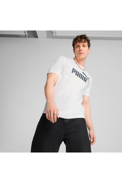 Puma Ανδρικό λευκό μπλουζάκι Puma United 684631 -02