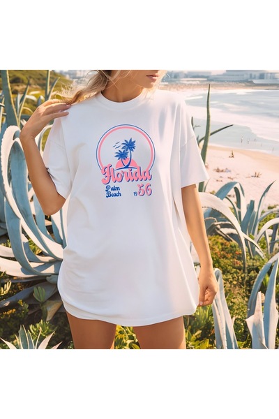 Jose Clothing Tricou imprimat cu mânecă scurtă cu croială supradimensionată