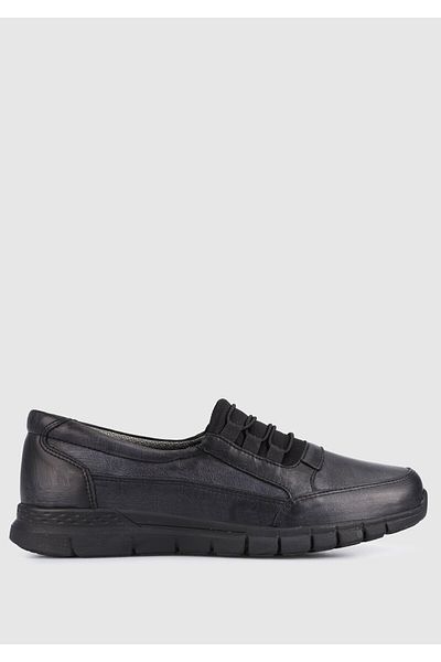 Eclipse Leather Black Women's Shoes