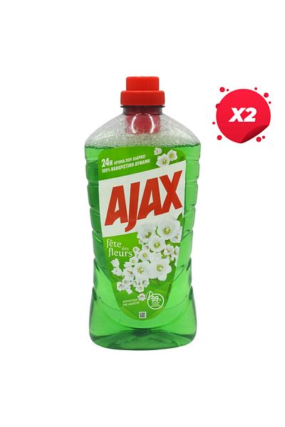 Ajax X2 - AJAX FLOOR SOLUTION 1L SPRING FLOWERS