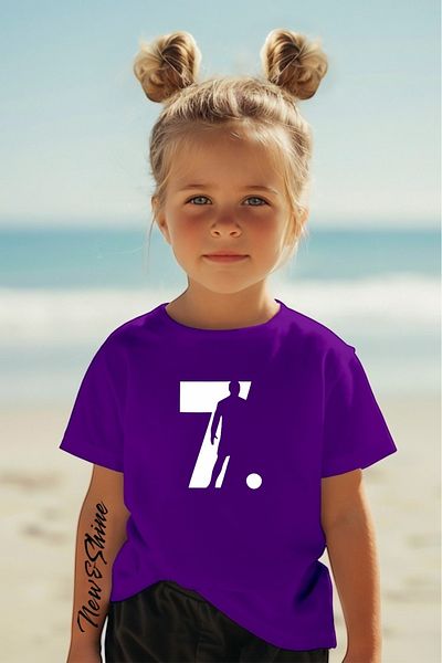 New Shine 1 μπλουζάκι δώρο για αγορές 6 και άνω στο καλάθι - Παιδικό μπλουζάκι με στάμπα Ronaldo