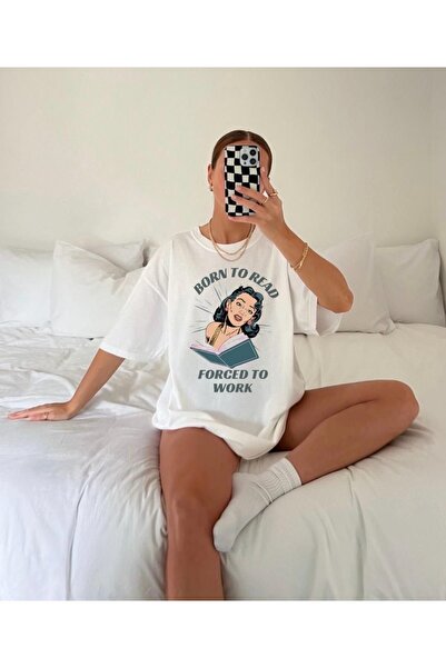 Jose Clothing Tricou imprimat cu mânecă scurtă cu croială supradimensionată