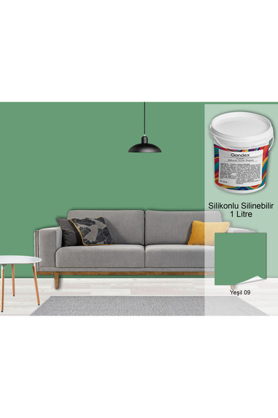 GONDEX İç Cephe Duvar Boyası, Silikonlu Silinebilir, 1000 ml - 2025 Renkleri,...