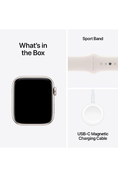 Apple Watch Se (2ND GEN) Gps 40mm Smartwatch With Starlight Aluminium Case With Starlight Sport Band