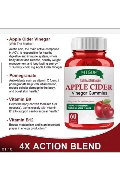 Apple Apple Cider Vinegar Gummies Vitamin C Gummies Weight Loss Gummies Immune Boost Gummies Supplements