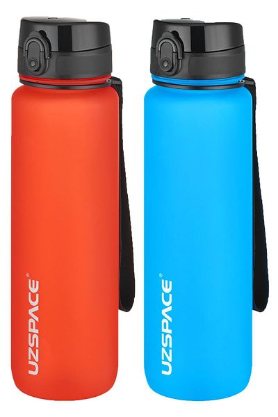 Uzspace 1000 Ml Large Size 2-Piece Tritan Flask Set - 14 Different Color Options