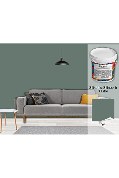 GONDEX İç Cephe Duvar Boyası, Silikonlu Silinebilir, 1000 ml - 2025 Renkleri,...