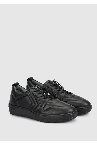 Eclipse Leather Black Women's Shoes