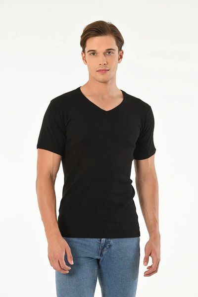 Mfö Life İç Giyim 10 Pieces Ribane Men's Undershirt Tshirt (İşteort) 100% Cotton