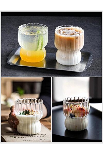 MİS KİTCHEN 4 Adet 300 ML Kahve Bardağı Seti - Borosilikat Cam - Magnolia Ve ...