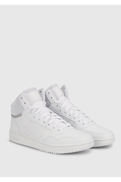 adidas Παπούτσια μπάσκετ Unisex - Hoops 3.0 Mid K White Gw0401