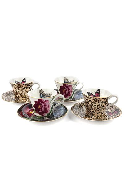 Mikasa Moor Set of 4 Coffee Cups