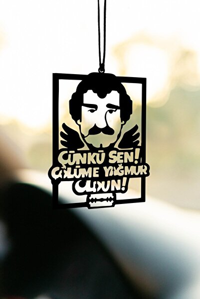 mufamet Araba Süsü Metal Karakterize Müslüm Gürses Dikiz Aynası Süsü Gerçek S...