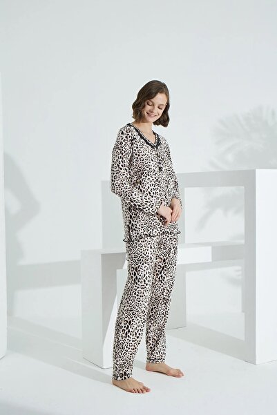 Etoile ETOİLE ANGELİQUE 100% ΒΑΜΒΑΚΙ ΓΥΝΑΙΚΕΙΑ ΜΑΚΡΥΜΑΝΙΚΗ ΠΙΤΖΑΜΕΣ