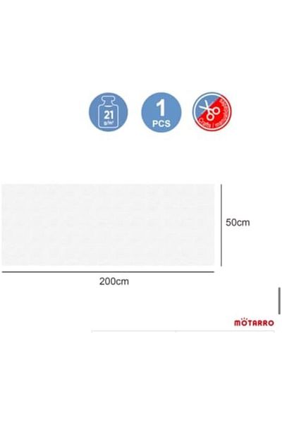 MOTARRO White Crepe Paper Craft Paper (200*50 CM) For Diy Arts, Party Decorations