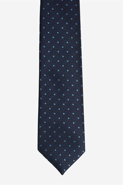 ALTINYILDIZ CLASSICS Men's Navy Blue-Light Blue Patterned Tie