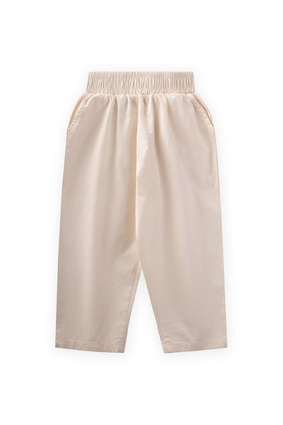 Cigit Boyfriend Pants 1-7 Years Natural