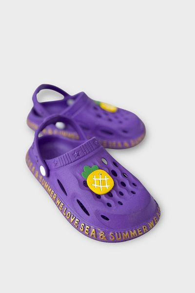 Liger Lilac Shape Accessory Non-Slip Sole Sandals for Sea and Beach