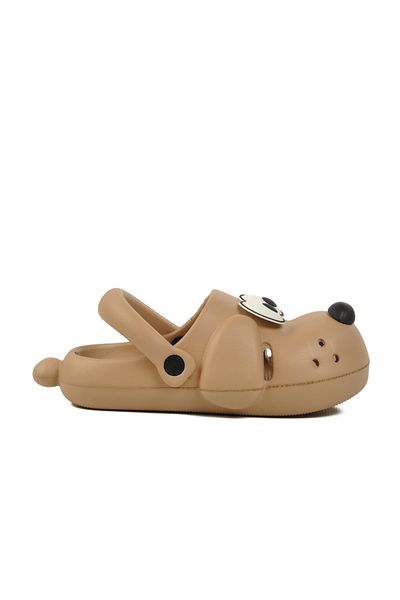 AYAKMOD Μπεζ Unisex Παιδικές Παντόφλες Sabo Doggy F
