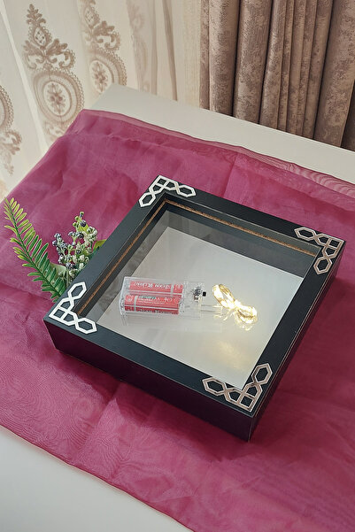 Verda Çerçeve إطار ذاكرة LED مقاس 20 × 20 × 5 سم! إطار ذاكرة زهرة الموضة الجد...