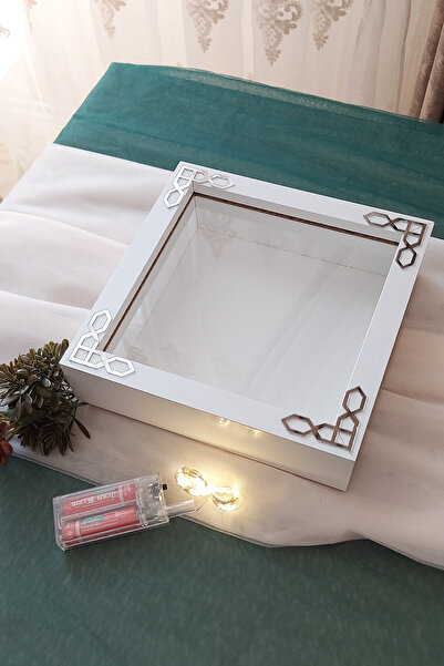 Verda Çerçeve إطار ذاكرة LED مقاس 20 × 20 × 5 سم! إطار ذاكرة زهرة الموضة الجد...