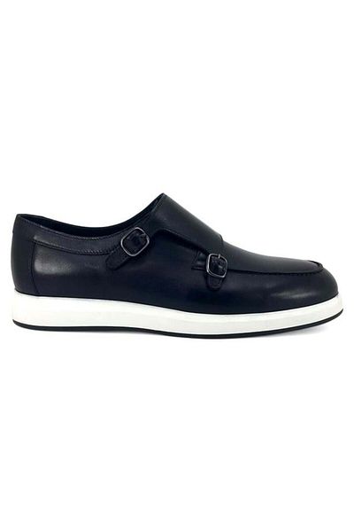 Libero 1010 Daily Genuine Leather Men's Shoes-Black