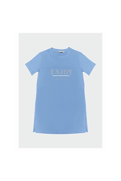 Moodbasic NEW MOODBASIC WOMEN'S WRITTEN ROCKED PRINTED T-SHIRT MB27.164