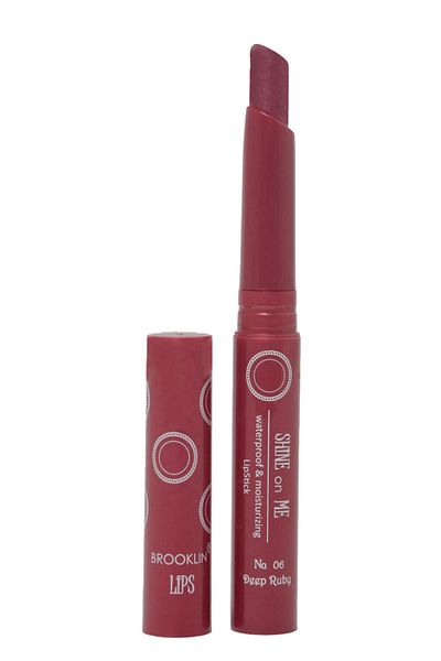 BROOKLIN Lipstick - LIPSTICK SHINE on ME No 06 deep ruby