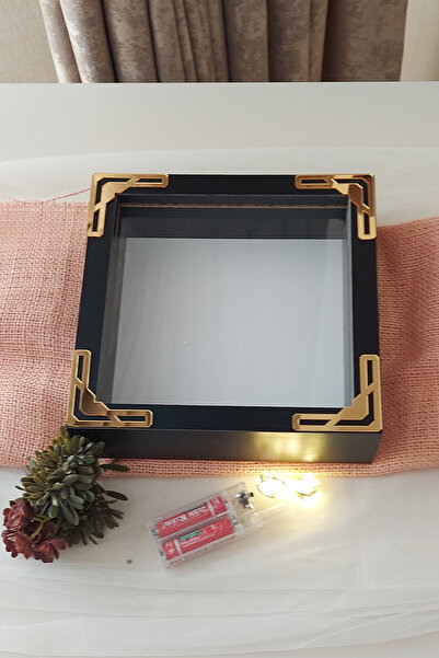 Verda Çerçeve إطار ذاكرة LED مقاس 20 × 20 × 5 سم! إطار ذاكرة زهرة الموضة الجد...