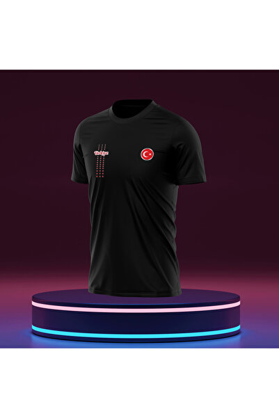 Bulvar Lee Ανδρικό καλοκαιρινό μπλουζάκι με λαιμόκοψη Τουρκία με τύπωμα