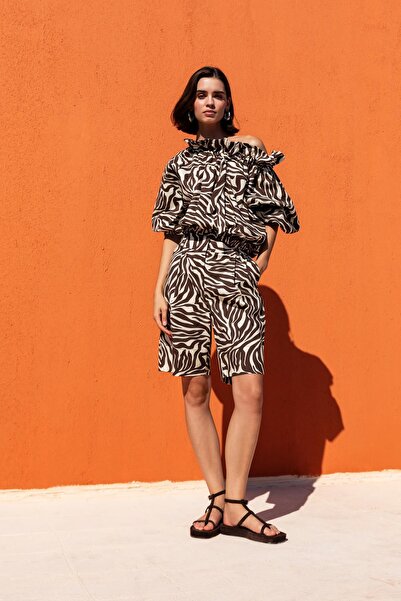 KAMEYA DESENLİ ŞORT 25S20730