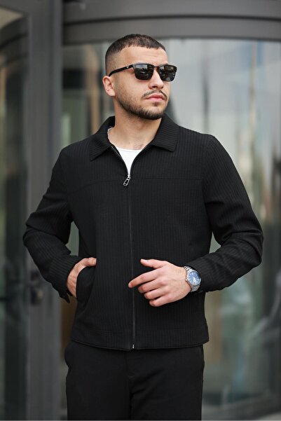 İBOSS MODA Jachetă pentru bărbați din sezonul nou de tranziție cu căptușeală ...