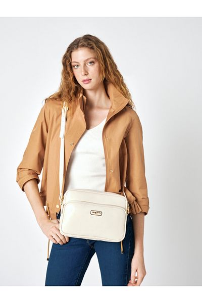 Pierre Cardin Pi̇erre Cardi̇n Shoulder Bag 05Pc25Y902-P Vanilla