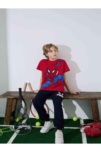 KIPIRIK BABY Boy's Spiderman Patterned Pajama Set