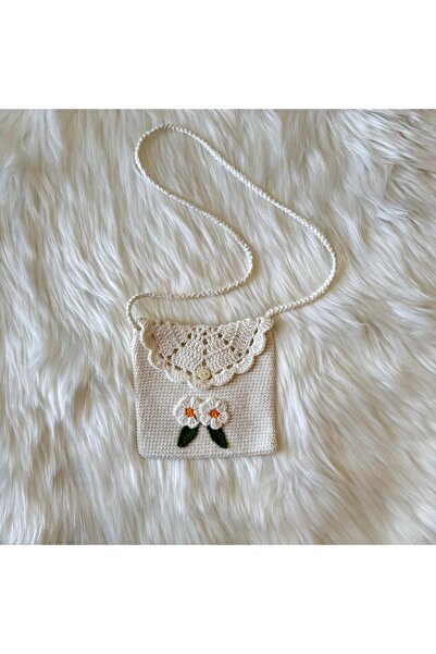 Home EL ÖRGÜSÜ ÇİÇEK MOTİFLİ ÇAPRAZ ÇOCUK ÇANTASI