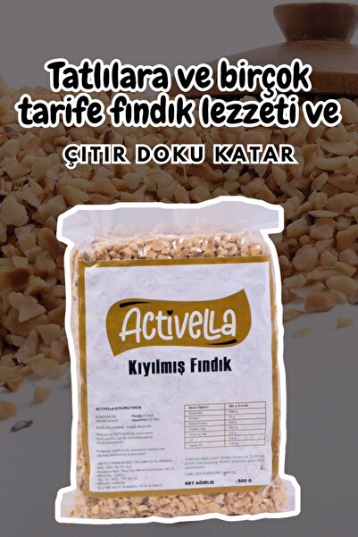 Activella Kıyılmış Iç Fındık 500gr