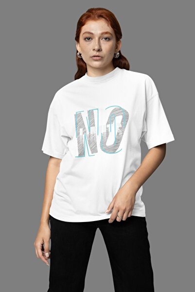 Butik تي شيرت نسائي/رجالي 100% قطن بدون حدود مطبوع برقبة دائرية وأكمام قصيرة