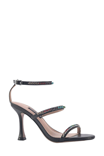 Nine West Brenda 3Fx Black Women's Heeled Sandals