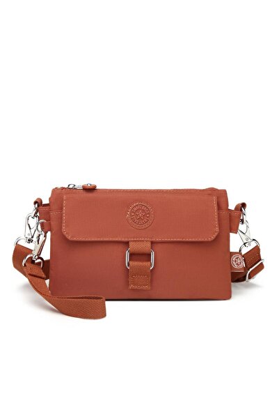 SMART BAGS Minik Boy Smart Bags Postacı Kadın Çantası Krinkıl Kumaş 1147