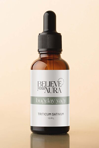 Believe Your Aura Buğday Yağı - %100 Saf ve Doğal Leke ve Kırışık Karşıtı Cil...