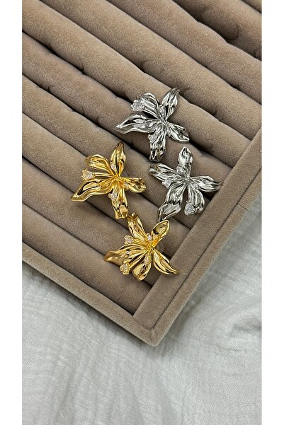 Opia JEWELRY - Hibiscus Model Steel Earrings