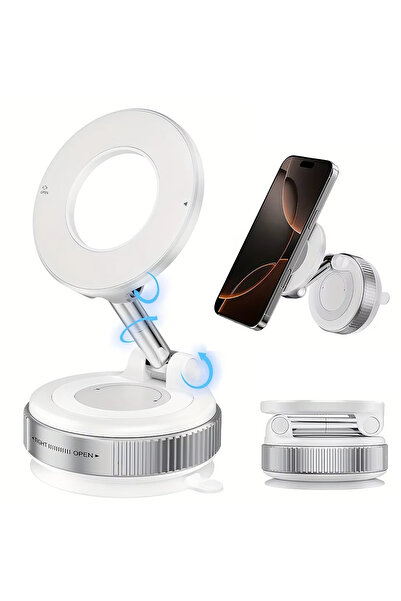 RADOON Yeni Ultra Vakum Vantuzlu Güçlü Manyetik Magsafe Uyumlu 360 Derece Aya...